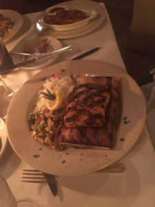 Grilled Salmon on Cedar Plank