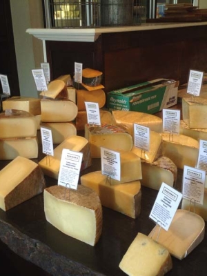 Another cheese display at Rubiner's Cheesemonger and Grocer in the Berkshires